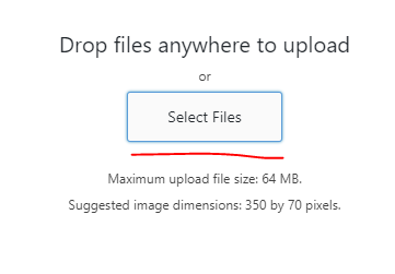 Select Files Button