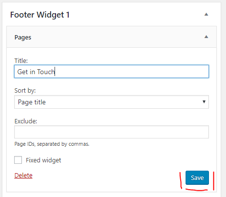 Footer widget 1