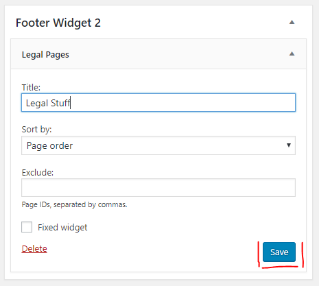 Footer Widget 2